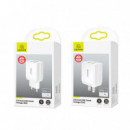 Cargador 10.5W 2.1A 2XUSB T24 Blanco USAMS