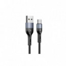 Cable de Datos U55 Tipo C 1 Metro Negro USAMS