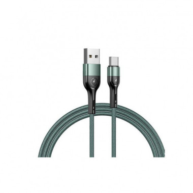 Cable de Datos U55 Tipo C 1 Metro Verde USAMS