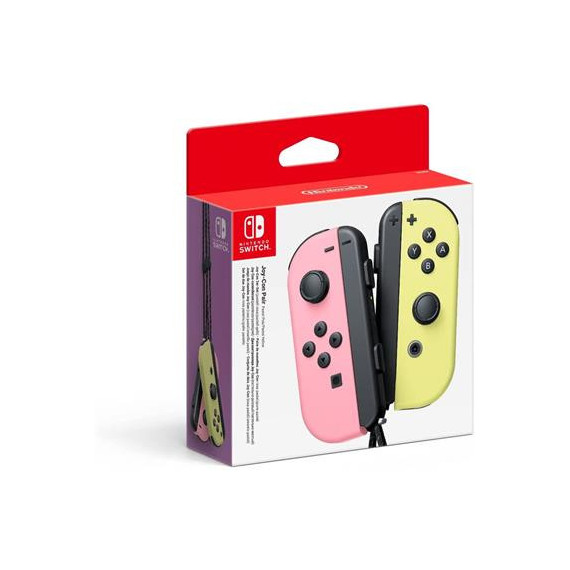 NINTENDO Juego de Mandos NINTENDO Switch Joy con Pair Rosa Amarillo Pastel