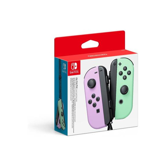 NINTENDO Juego de Mandos NINTENDO Switch Joy con Pair Malva Verde Pastel