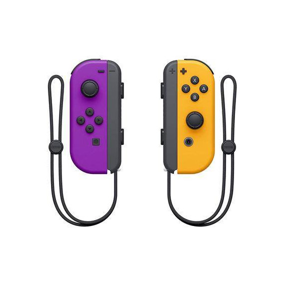 NINTENDO Juego de Mandos NINTENDO Switch Joy con Pair Naranja Violeta