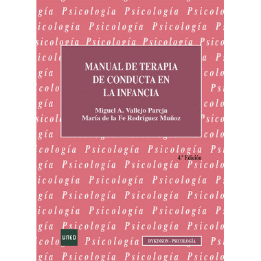 Manual de terapia de conducta en la infancia