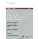 AnÃÂ¡lisis sistemÃÂ¡tico de la Ley 5/2015, de 25 de junio, de Derecho Civil Vasco