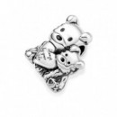 PANDORA Moments Charm en Plata de Ley Amor Madre & Cachorro 790791C01