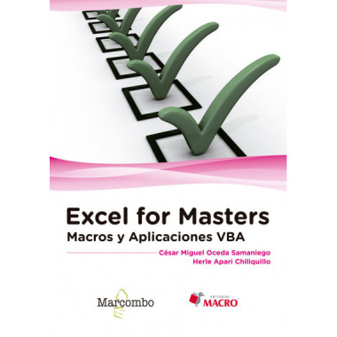 Excel for Masters . Macros y Aplicaciones VBA