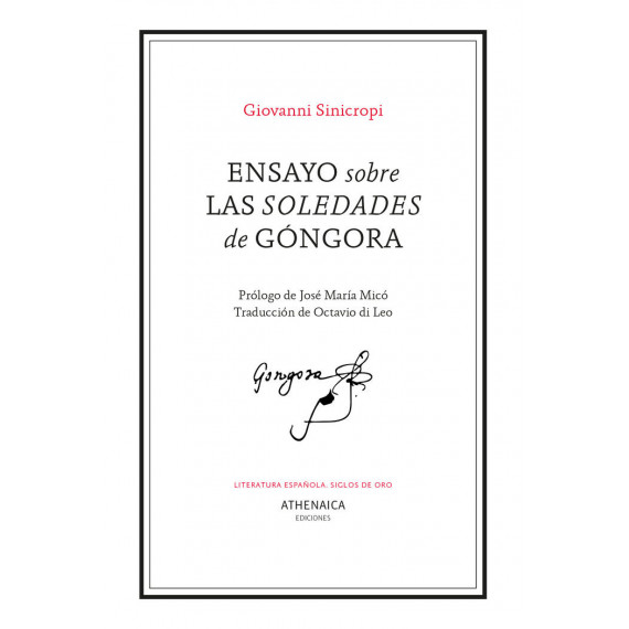 ENSAYO SOBRE LAS SOLEDADES DE GONGORA