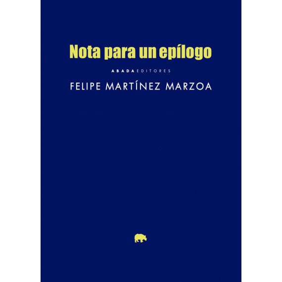 NOTA PARA UN EPILOGO