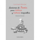 Lecciones de poesÃÂ­a para niÃÂ±os y niÃÂ±as inquietos