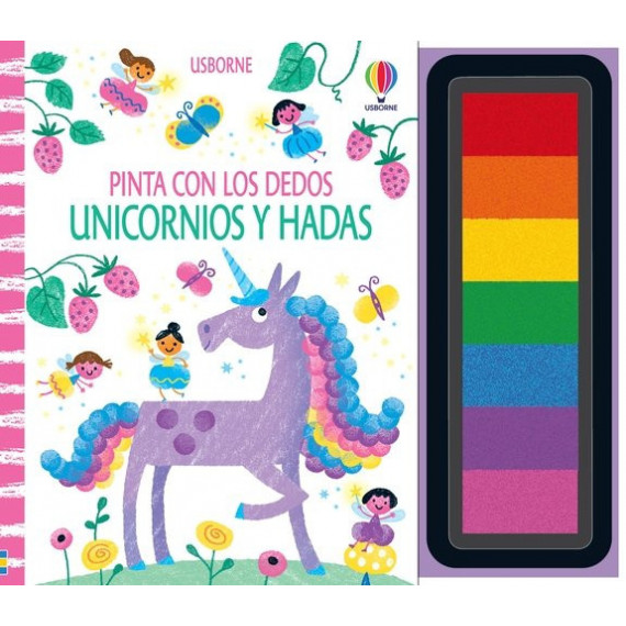 UNICORNIOS Y HADAS PINTA CON LOS DEDOS