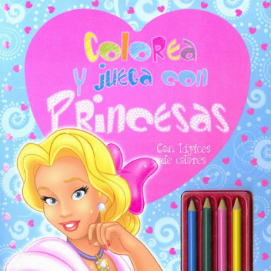 Colorea y juega con princesas (con lÃƒÂ¡pices de colores)