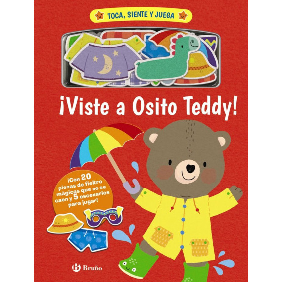 TOCA SIENTE Y JUEGA VISTE A OSITO TEDDY