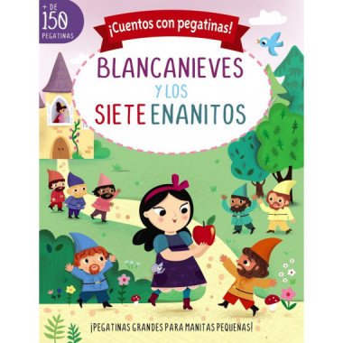 CUENTOS CON PEGATINAS BLANCANIEVES Y LOS SIETE ENANITOS