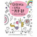 Colorea y crea tu pop-up. Unicornios