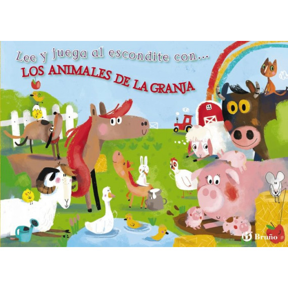 Lee y juega al escondite con... LOS ANIMALES DE LA GRANJA