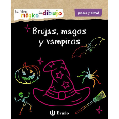 Mi libro mÃƒÂ¡gico de dibujo. Brujas, magos y vampiros