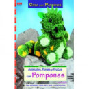 ANIMALES, FLORES Y FRUTAS CON POMPONES