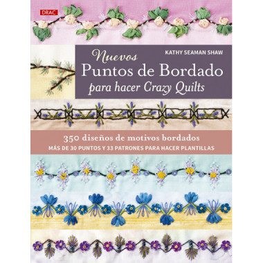 NUEVOS PUNTOS DE BORDADO PARA HACER CRAZY QUILTS