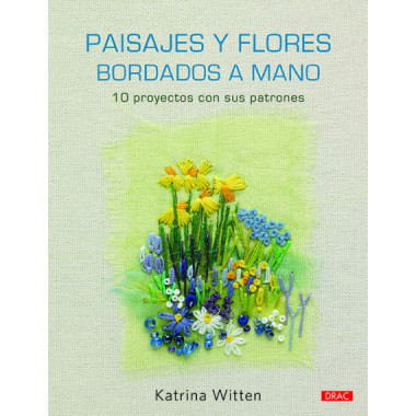 Paisajes y flores bordados a mano