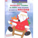 Divertidas figuras de papel para decorar la casa en Navidad