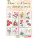 BORDAR FLORES CON CINTAS DE SEDA