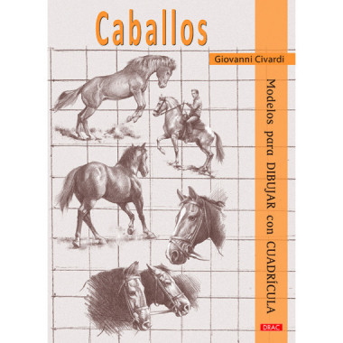 Caballos. Modelos para dibujar con cuadrÃƒÂ­cula