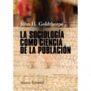 La sociologÃÂ­a como ciencia de la poblaciÃÂ³n