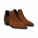 Botin Cowboy Tachas ante Marron  VEXED SHOES COMPANY