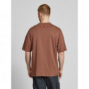 Camiseta HUGO Rb Dit Marron