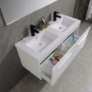 MUEBLE BAÑO SERIE TULIPAN GABINETE 120X46X54CM ESPEJO 120X60CM BENOTTI