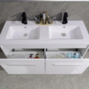 MUEBLE BAÑO SERIE TULIPAN GABINETE 120X46X54CM ESPEJO 120X60CM BENOTTI