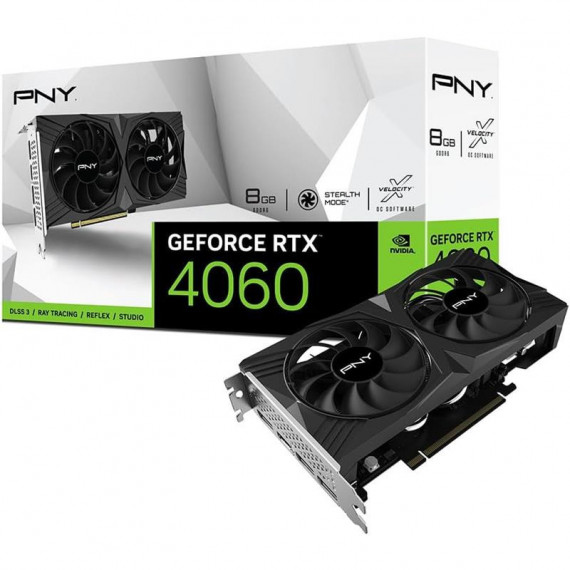 Tarjeta de Video Nvidia PNY RTX4060 Verto 8GB GDRR6 Pcie