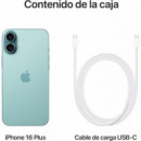 Teléfono Iphone 16 Plus 128GB Verde Azulado  APPLE