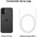 Teléfono Iphone 16 256GB Negro  APPLE