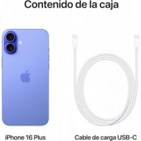 Teléfono Iphone 16 256GB Azul Ultramar  APPLE