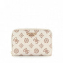 Cartera Laurel con Logotipo 4G y Peony de GUESS