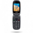 SPC Telefono Movil Harmony Negro Dual Sim, Linterna, Teclas Grandes, 5 Numeros Sos, Radio Fm 2304N