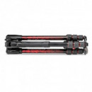 MANFROTTO Tripode Befree Advanced Twist Aluminio Rojo MKBFRTA4RD-BH