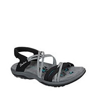 SKECHERS  Sandals Black Gore-durabuck- 163112-BKCC