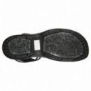 SKECHERS  Sandals Black Gore-durabuck- 163112-BKCC