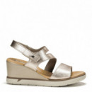 FLUCHOS Sandalias Plateadas F1973-ALUMIN Platino