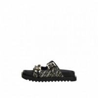 GUESS Sandalias Negras FL6FAT FAL03-BLKPL