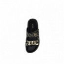 GUESS Sandalias Negras FL6FAT FAL03-BLKPL