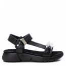 XTI Sandalias Negras 142896-NEGRO