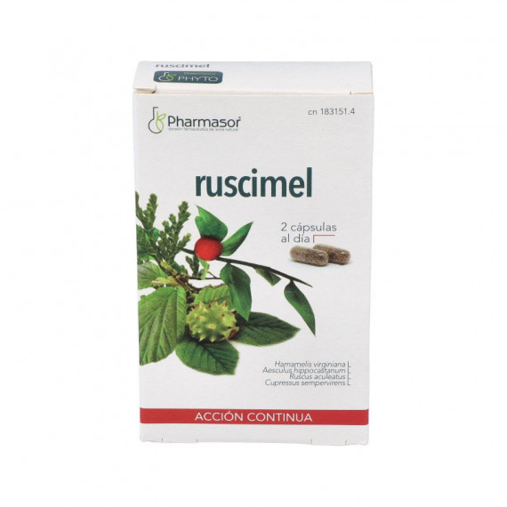 Homeosor Pharmasor Ruscimel 30 Caps  SORIA NATURAL