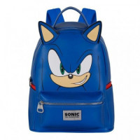 Mochila Infantil con Bolsillo Heady Sonic Face  KARACTER MANIA