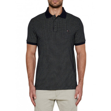 Polos Pique Microprint Reg Polo  TOMMY HILFIGER