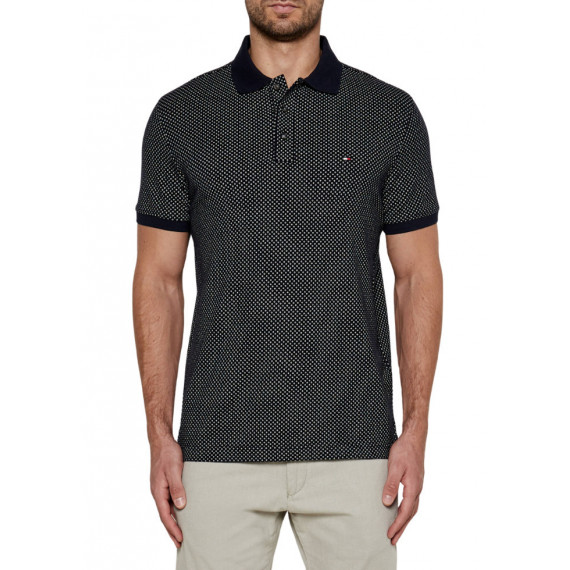 Polos Pique Microprint Reg Polo  TOMMY HILFIGER