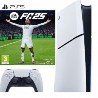 Consola Sony Playstation 5 Slim 1 Tb con Lector de Disco + Ea Sport Fc 25  SONY PS5