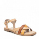 REFRESH Sandalias Beige 171936-BEIGE